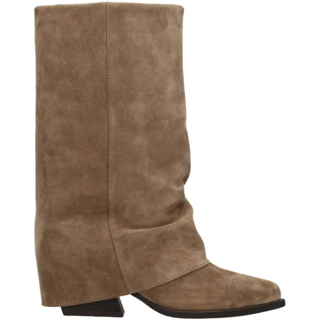 Haboob western suède cowboylaarzen - taupe