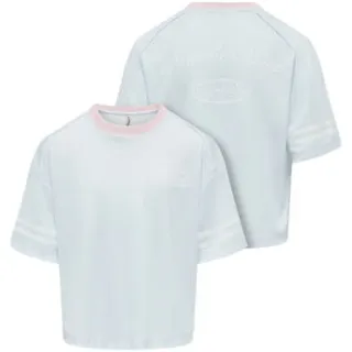 Only cropped T-shirt wit, foto 3