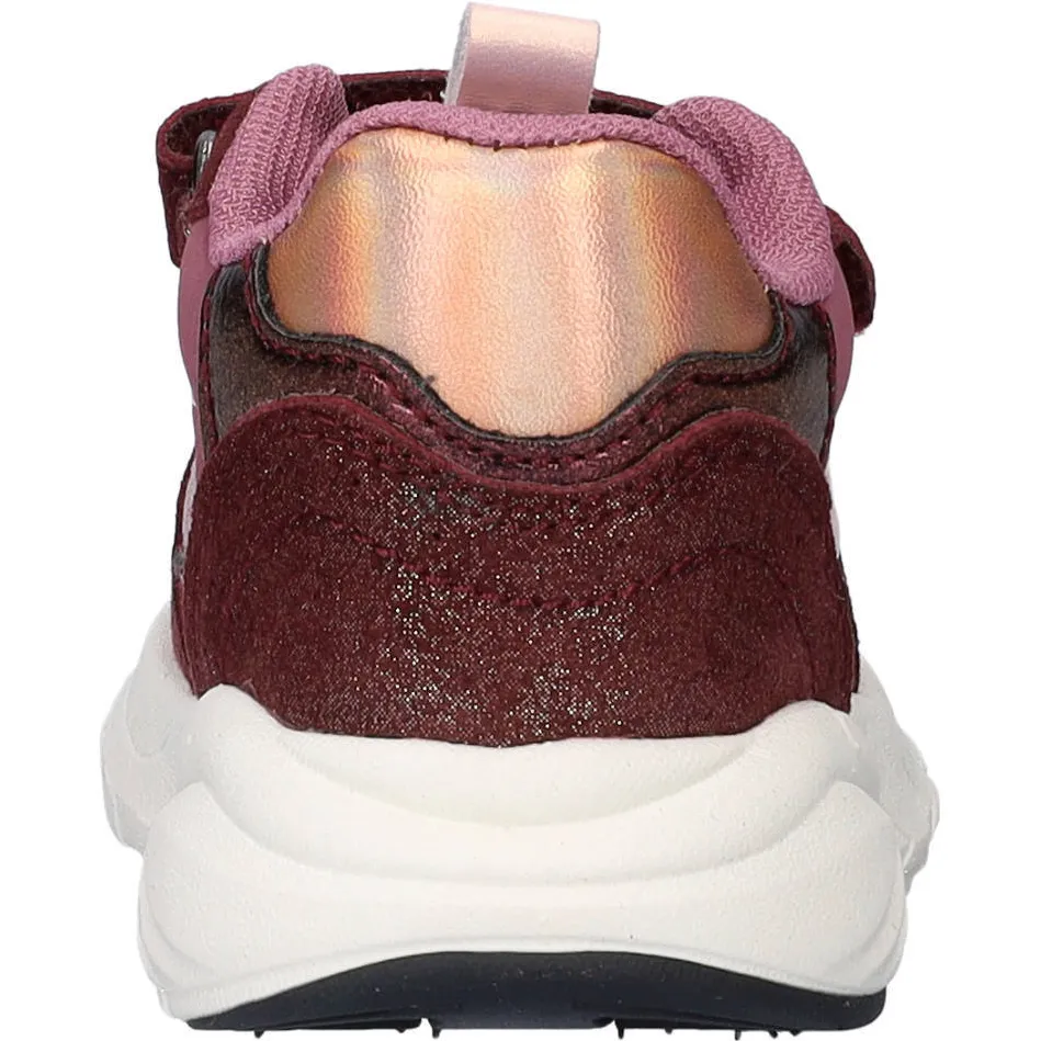 Nelson Kids imitatieleren sneakers - bordeaux, foto 2