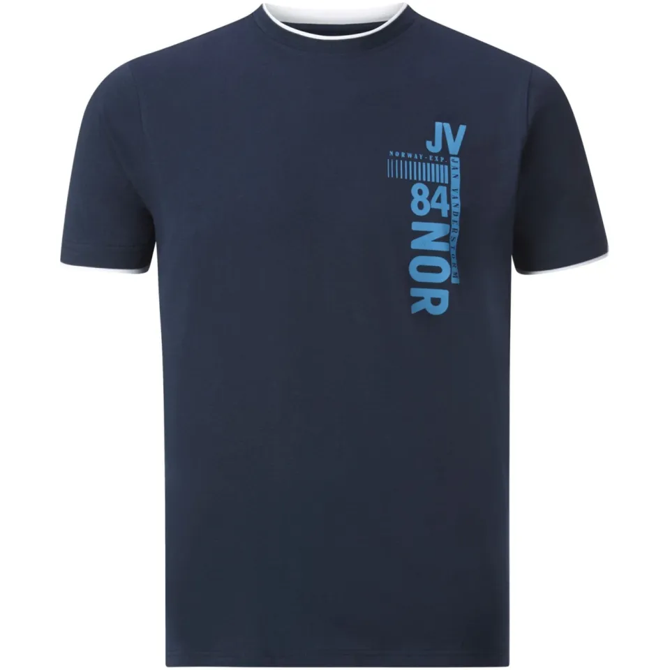 Jan Vanderstorm FLEMMING t-shirt donkerblauw, foto 2