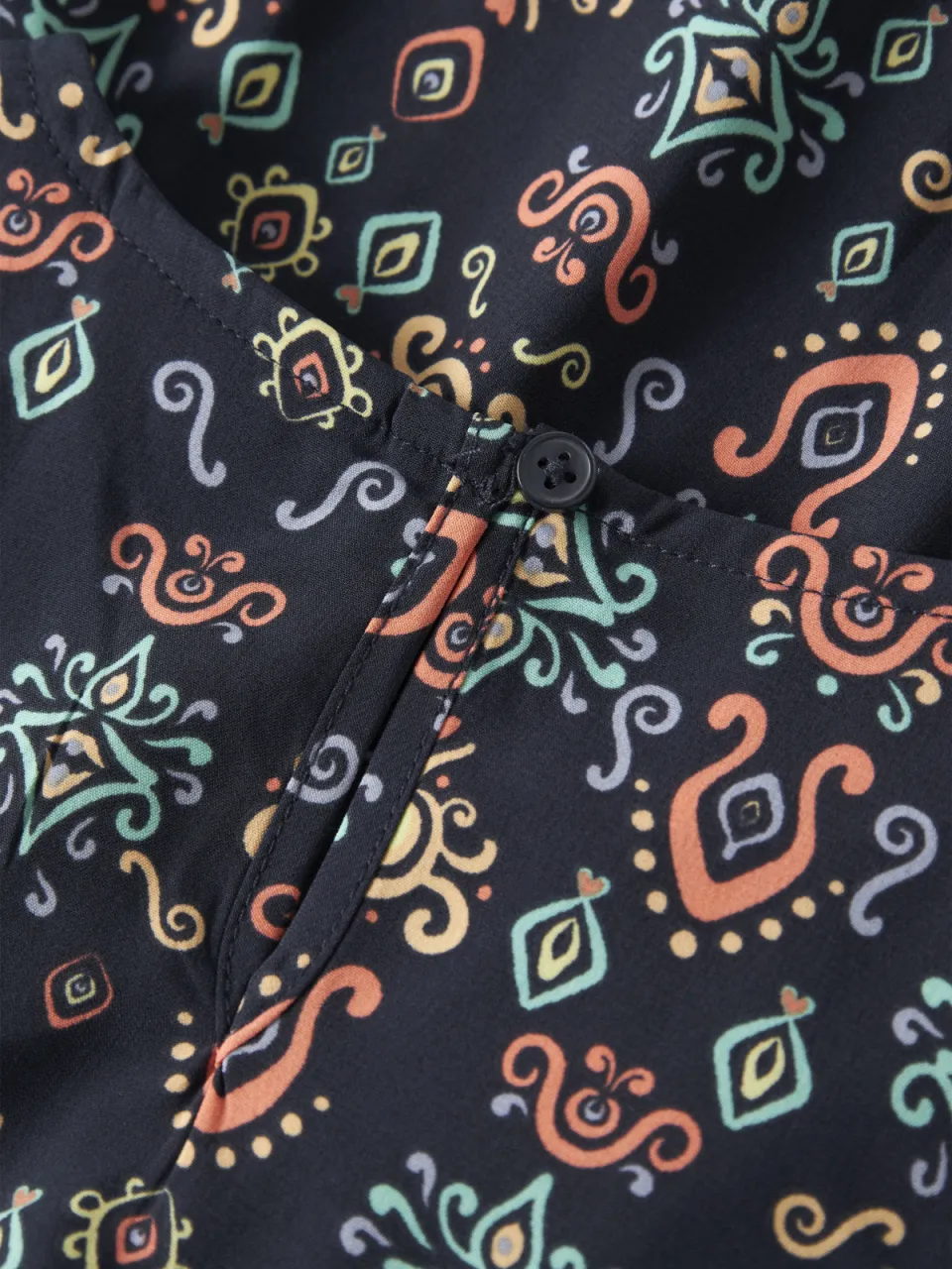 NAME IT NKFVINAYA midi jurk donkerblauw met print donkerblauw/multicolor, foto 3