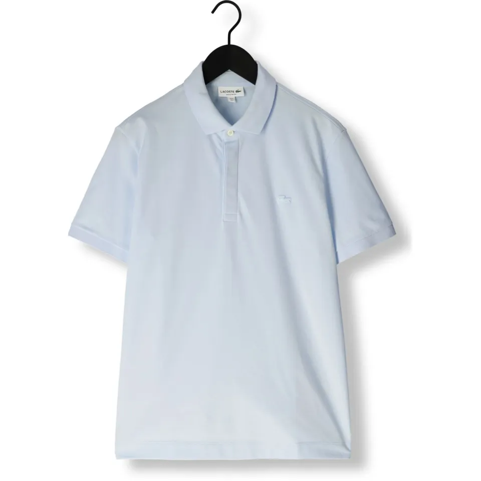 Lacoste Heren Polo's & T-shirts Regular Fit Cotton Blend Polo Shirt - Lichtblauw, foto 3