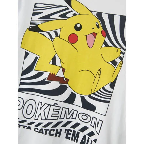 NAME IT Pokemon t-shirt wit met personages, foto 4