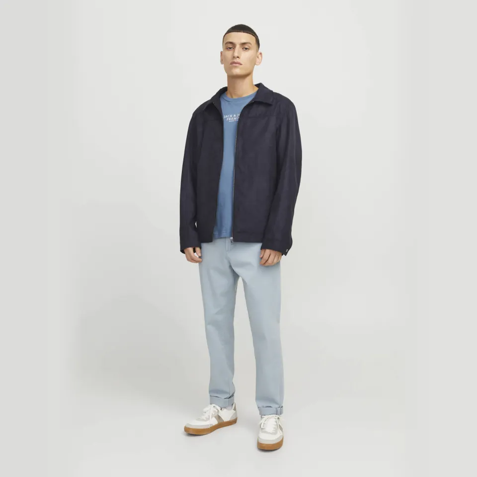 Jack & Jones ESSENTIALS suèdelook jas - zwart, foto 3