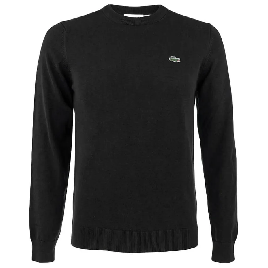 Lacoste regular fit gebreide trui - zwart, foto 2