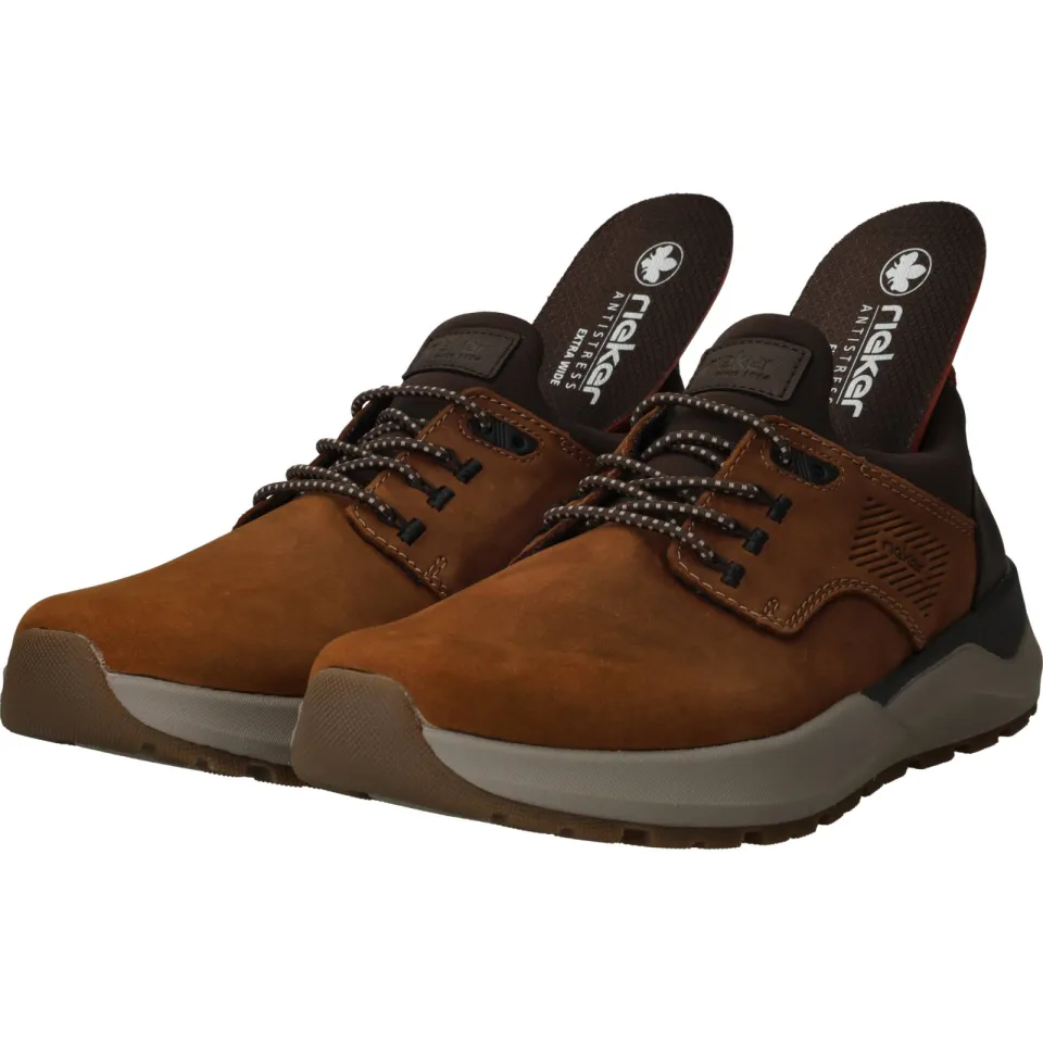 Rieker 06050 lage sneaker bruin, foto 6