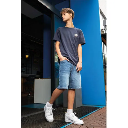 Rellix T-shirt met backprint donkerblauw, foto 4