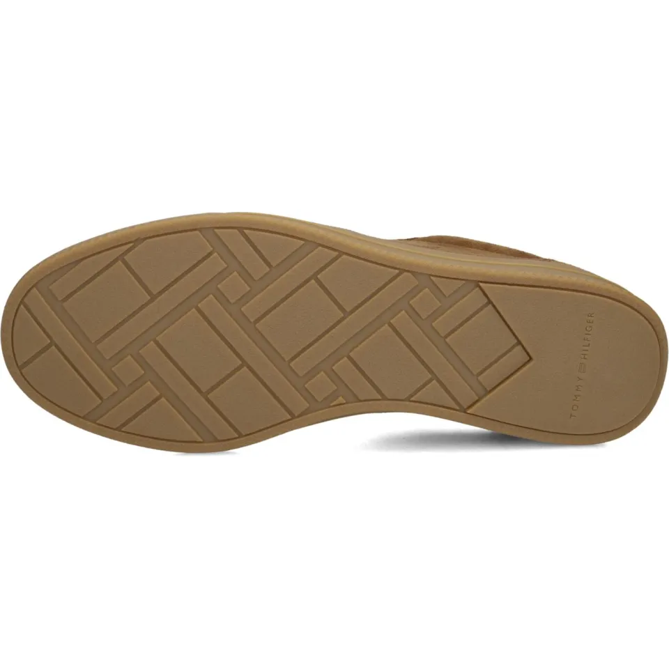 Tommy Hilfiger TH LO LUX suède sneakers bruin, foto 7
