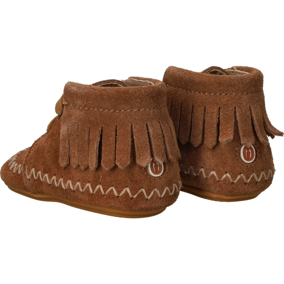 Shoesme Babyproof Veterboots Meisjes Cognac, foto 3