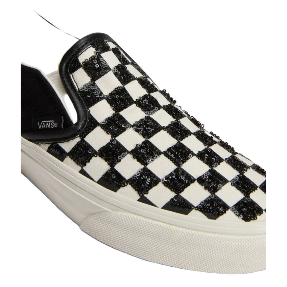 Vans Slip-On Checkerboard katoenen geruite sneakers - zwart/wit, foto 7