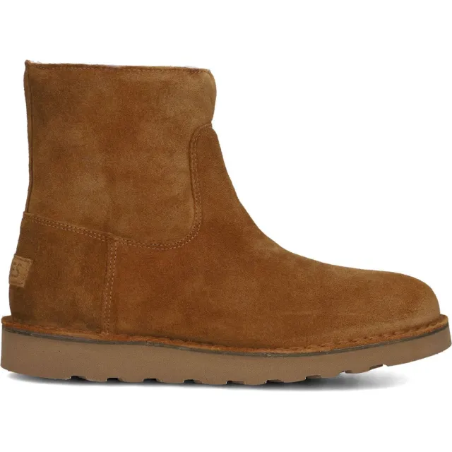 Shabbies Amsterdam Enkellaarsjes Palissa Mia Zip Camel