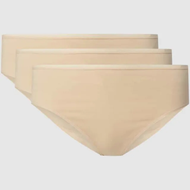 Schiesser Set van drie slips Beige