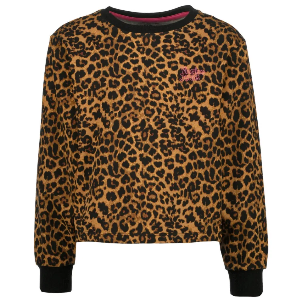 Vingino pyjama met panterprint bruin, foto 2