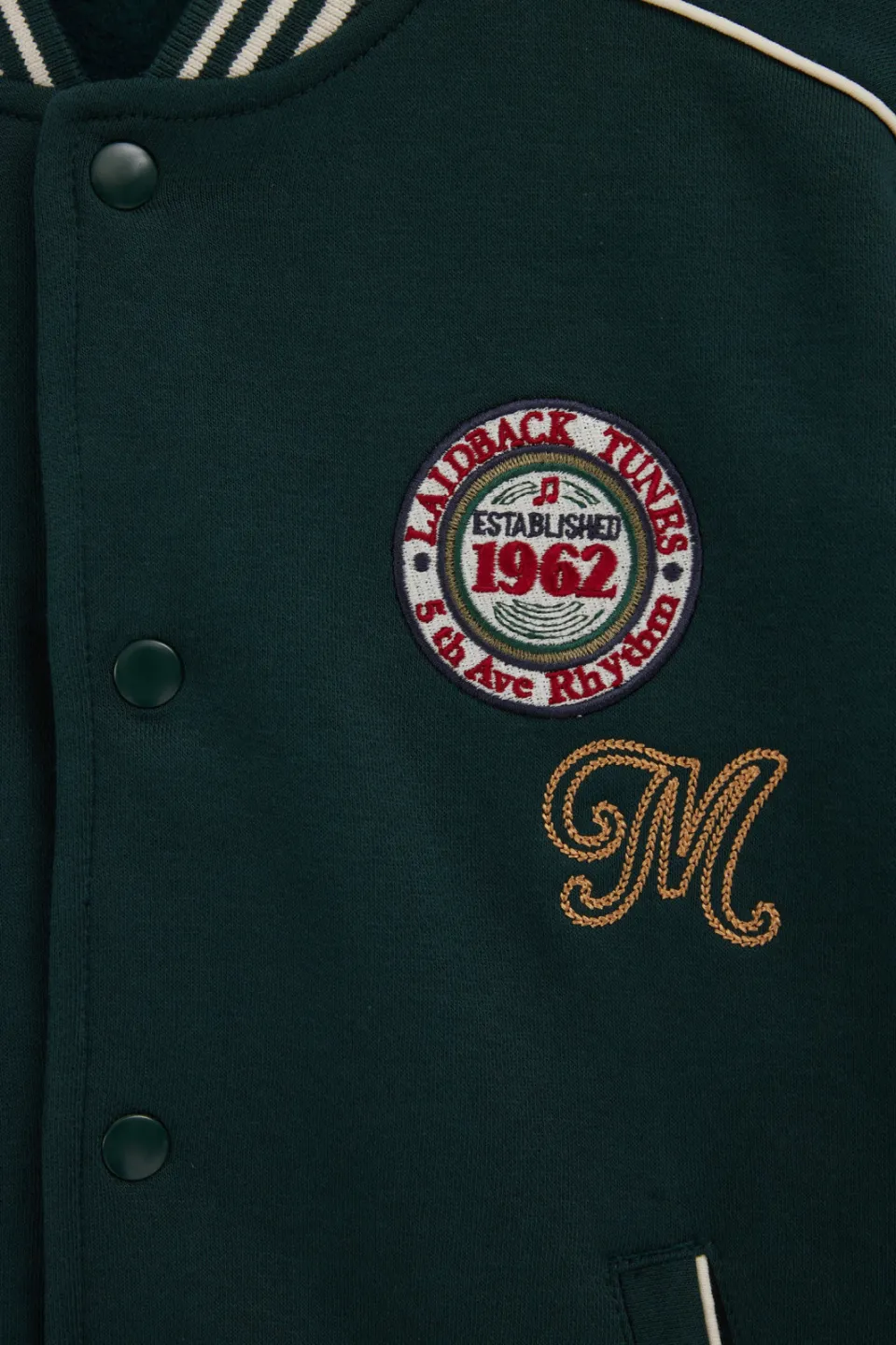 WE Fashion baseballjack groen, foto 7
