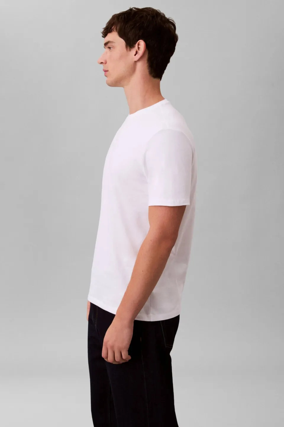 Calvin Klein JEANS regular T-shirt wit, foto 3