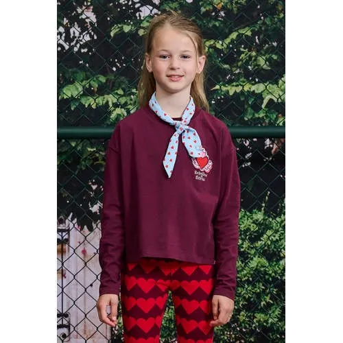 Z8 Avelie longsleeve donkerrood, foto 4