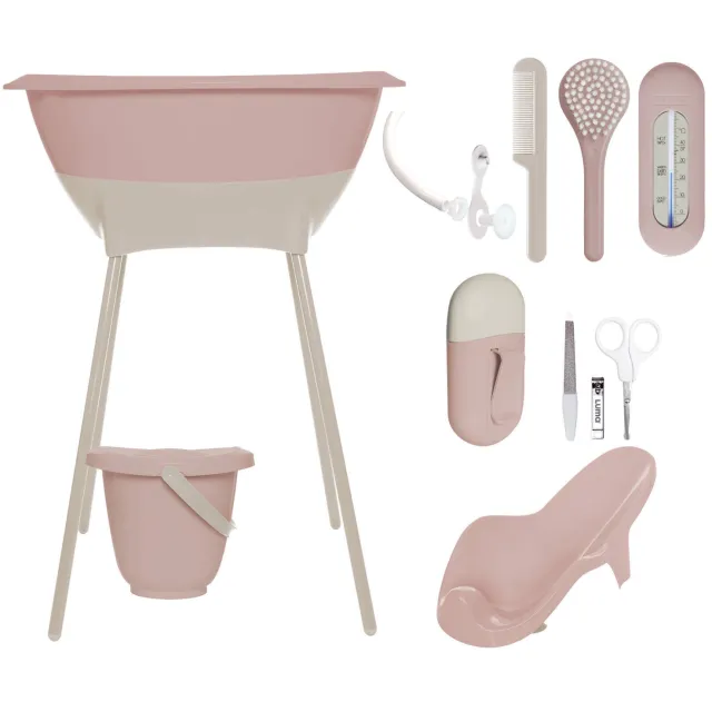 Luma bad en verzorgingsset blush pink