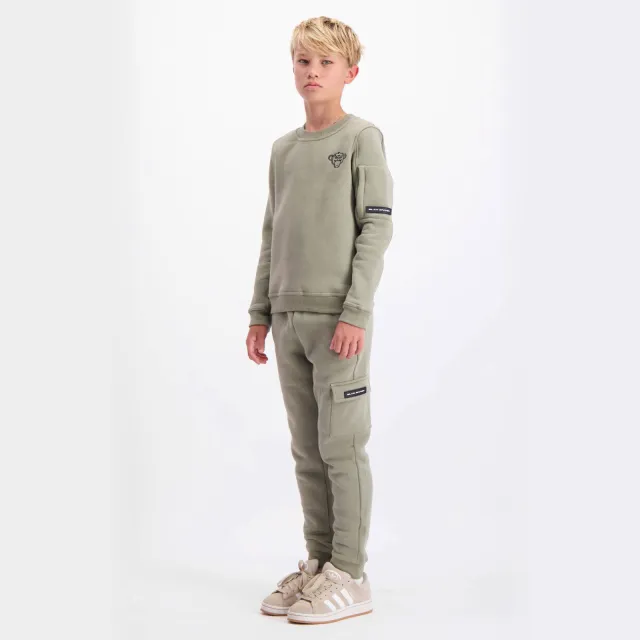 Black Bananas regular cargo broek lichtgroen