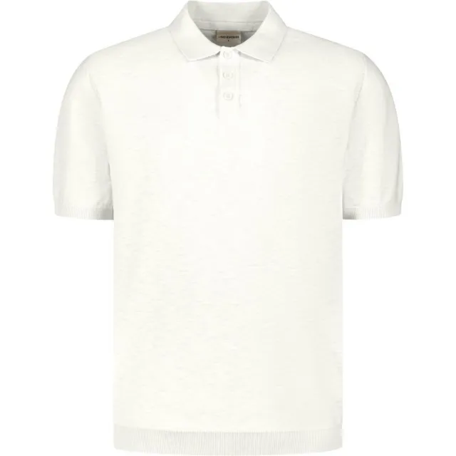 No Excess Polo Shirt Korte Mouw No Excess Knitted Slub Poloshirt Kit Multicolour
