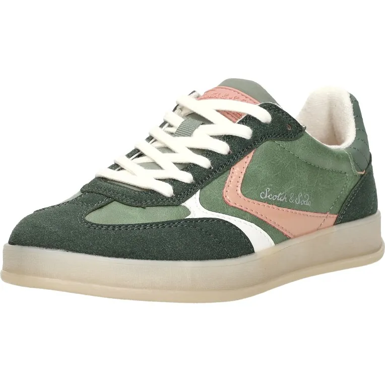Scotch & Soda Vicky lage sneaker groen, foto 3
