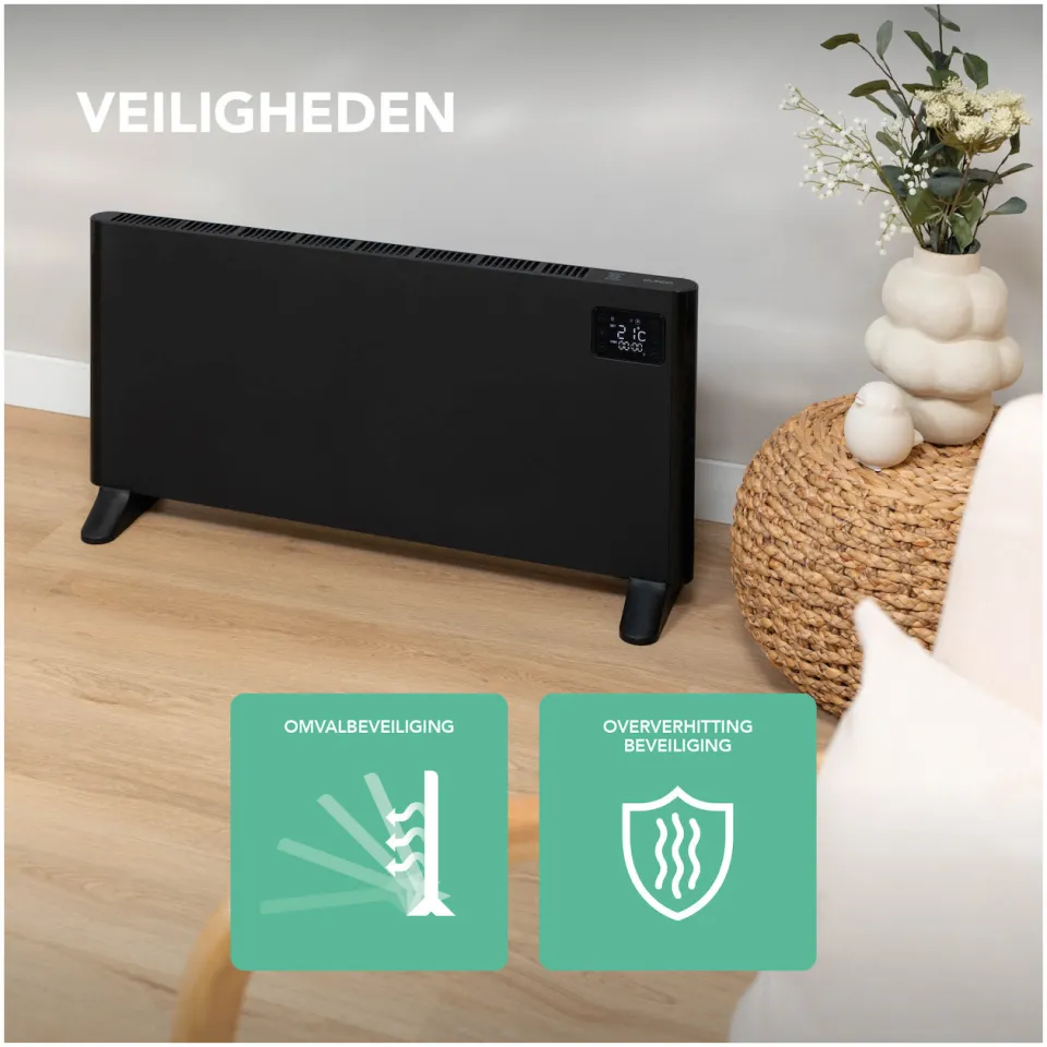 Eurom convector kachel Alutherm 2000 Wifi wit, foto 2