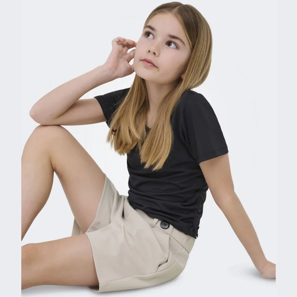 Only regular casual korte broek beige, foto 5