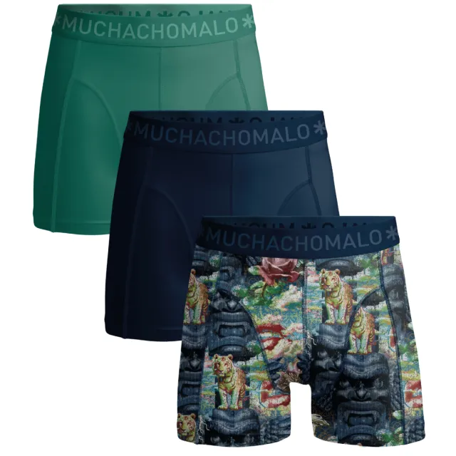 Muchachomalo Heren 3-pack Boxershorts Veelkleurig
