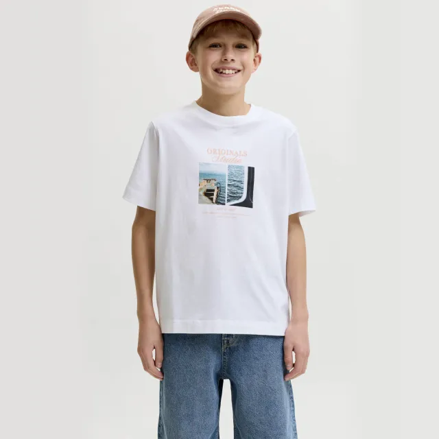 Jack & Jones t-shirt wit met print