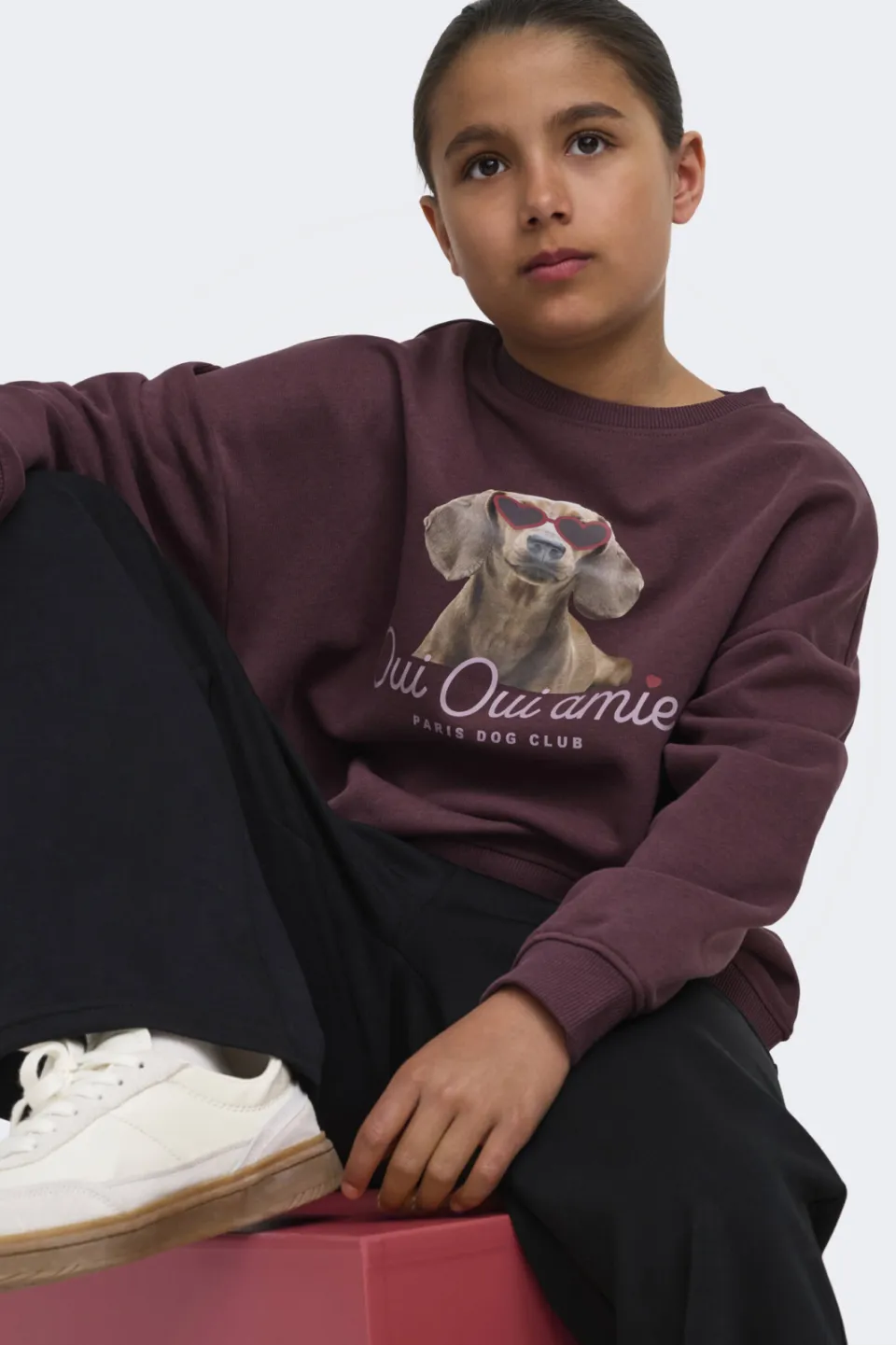 KIDS ONLY GIRL sweater gebreid bruin, foto 6