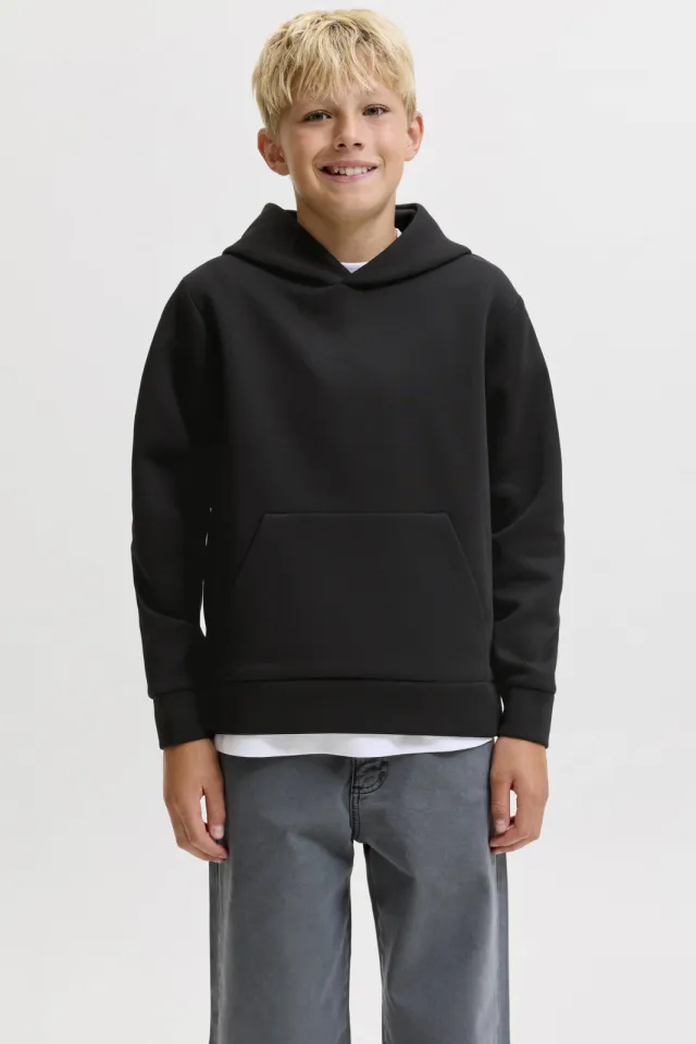 Jack & Jones JUNIOR JJEBARRON hoodie - zwart