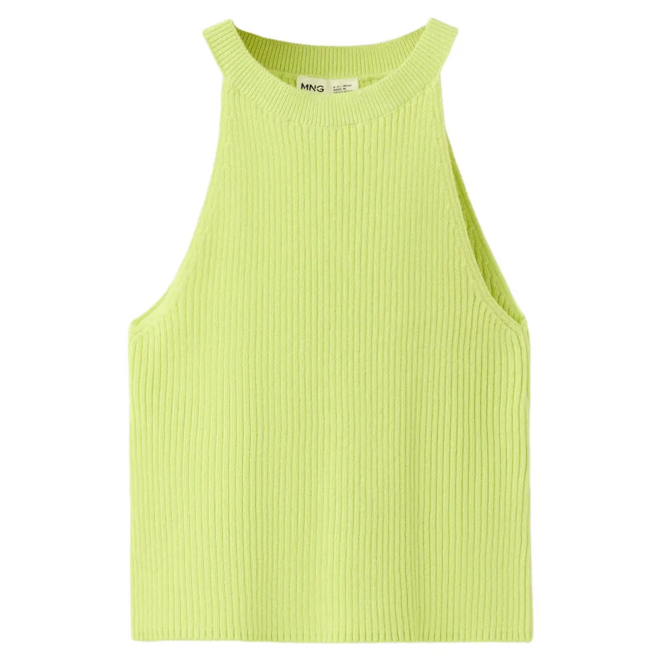 Mango Kids haltertop limegroen, foto 2