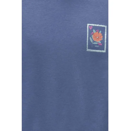 KIDS ONLY GIRL hoodie met backprint - blauw, foto 4