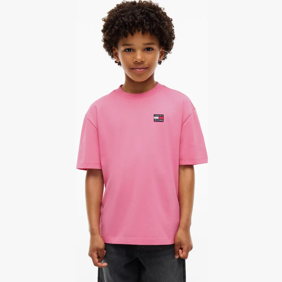 Tommy Hilfiger t-shirt roze, foto 3