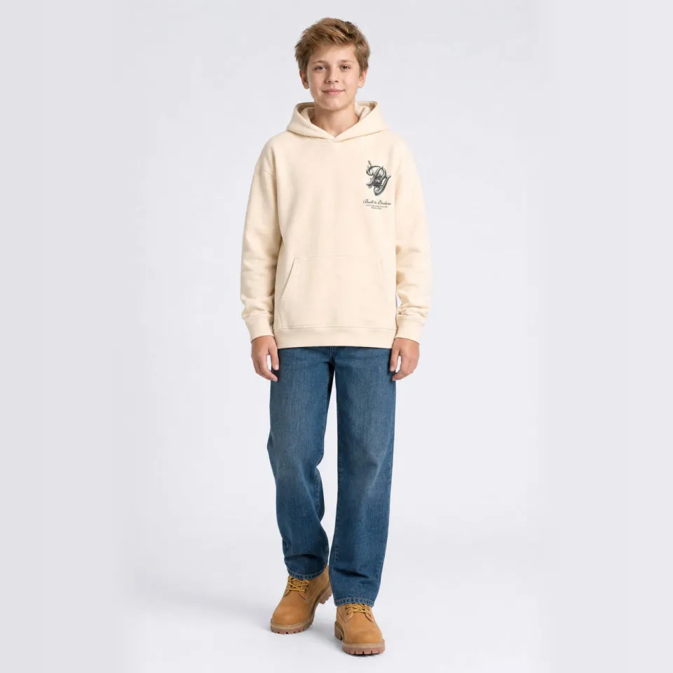 Petrol Industries hoodie met backprint - crème, foto 6