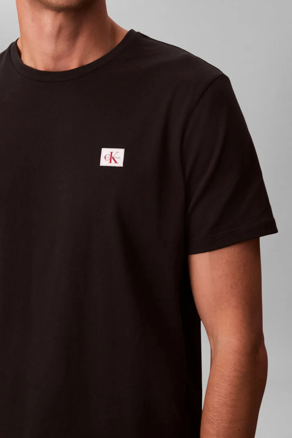 Calvin Klein JEANS regular T-shirt BADGE 30S zwart, foto 5
