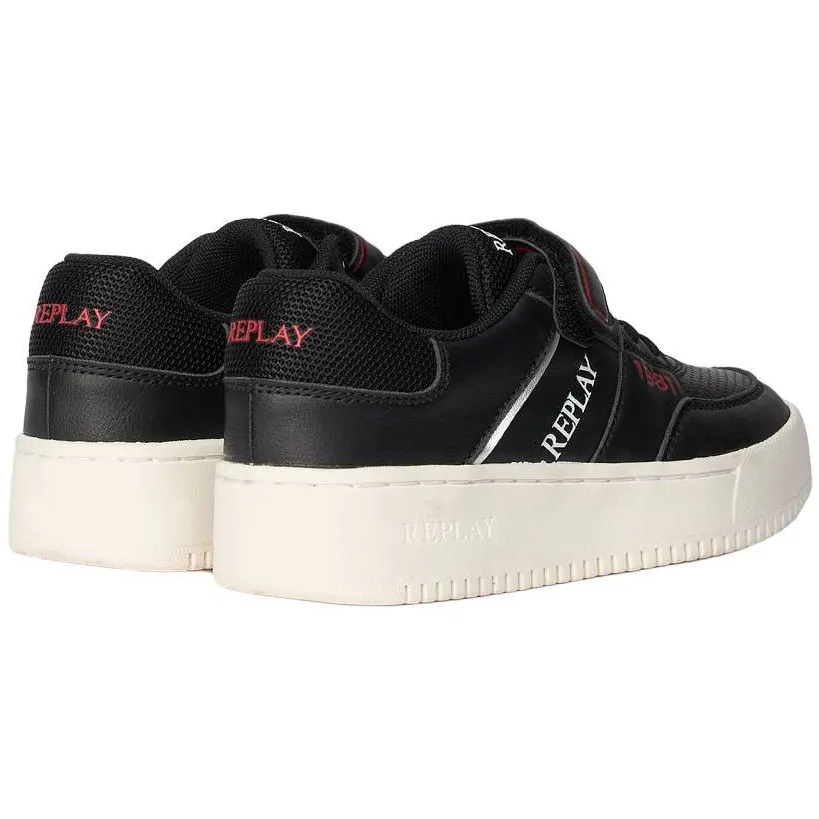 Replay Epic JR high 18 sneakers met logo - zwart, foto 2