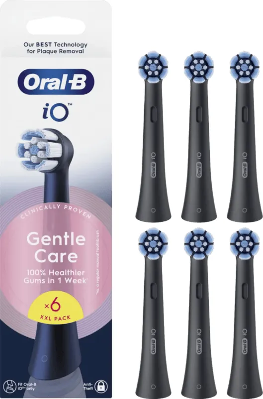 Oral-B iO Gentle Care Zwart (6 stuks)