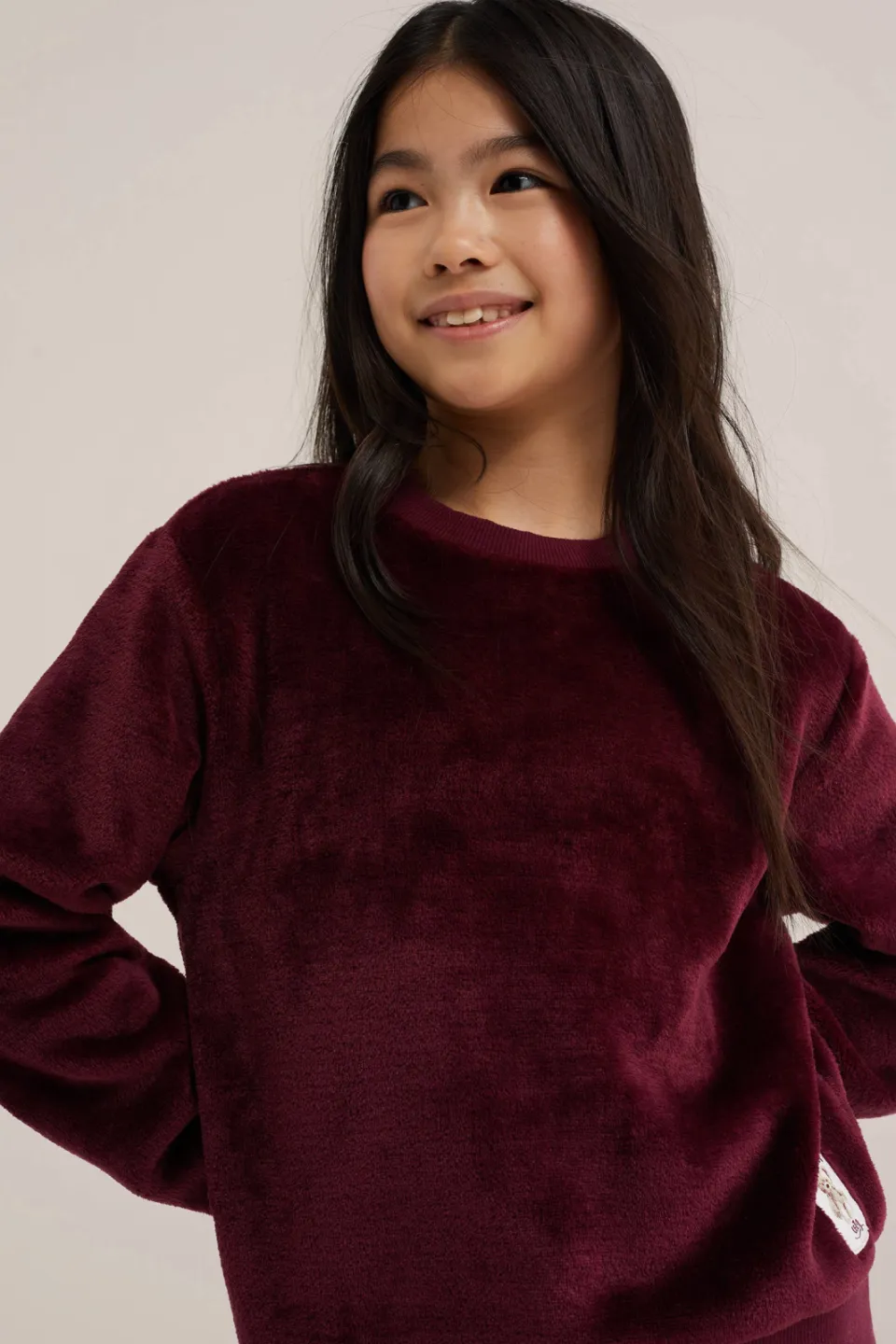 WE Fashion pyjama donkerrood, foto 5