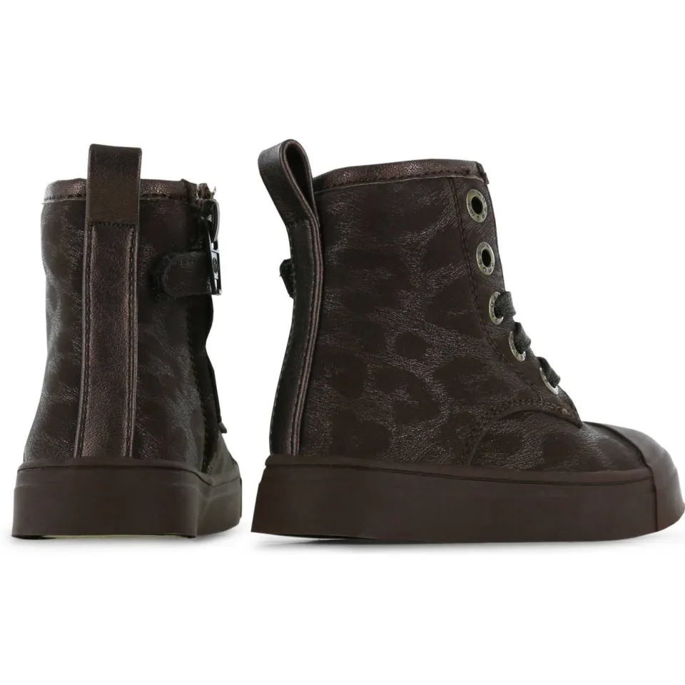 Shoesme suède sneakers - donkerbruin, foto 2