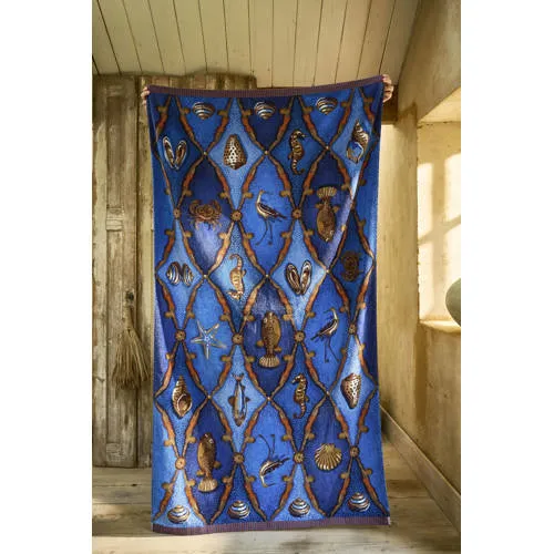 Pip Studio Little Sea strandlaken blauw, foto 3