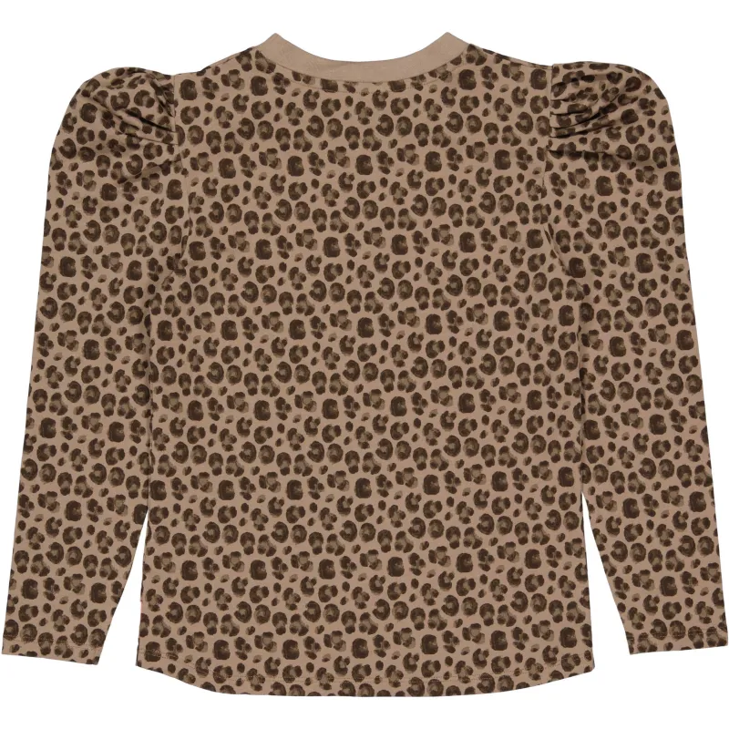 QPI longsleeve panterprint bruin, foto 2