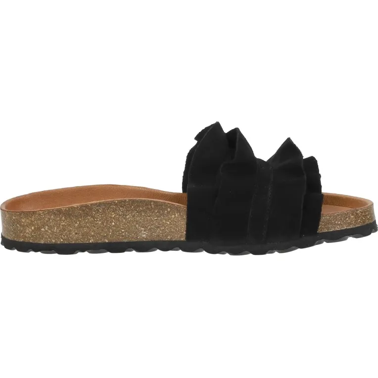 Verbenas Rocio slipper zwart, foto 5