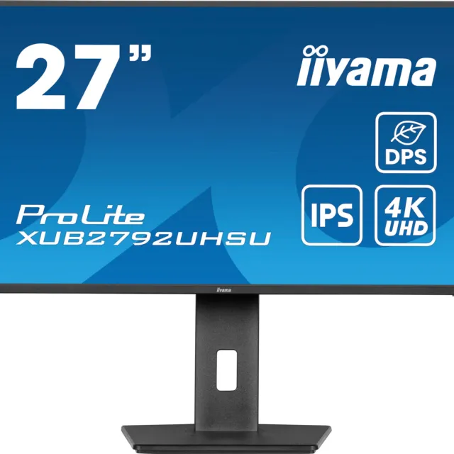 Iiyama ProLite XUB2792UHSU-B6 monitor zwart