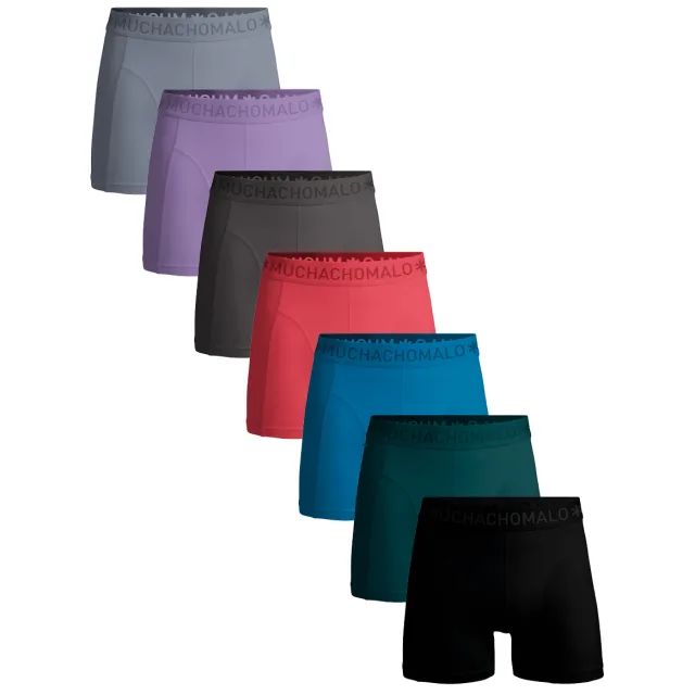 Muchachomalo Heren 7-pack Boxershorts Veelkleurig
