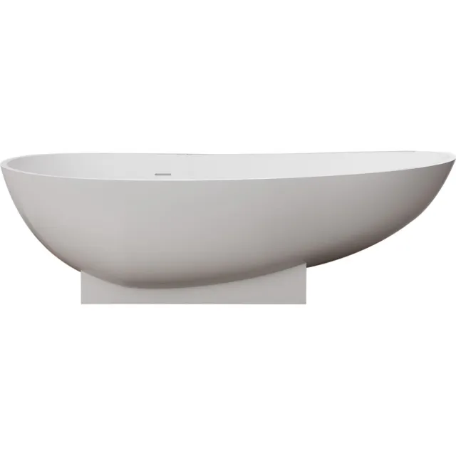 Best Design Earth vrijstaand bad mat wit