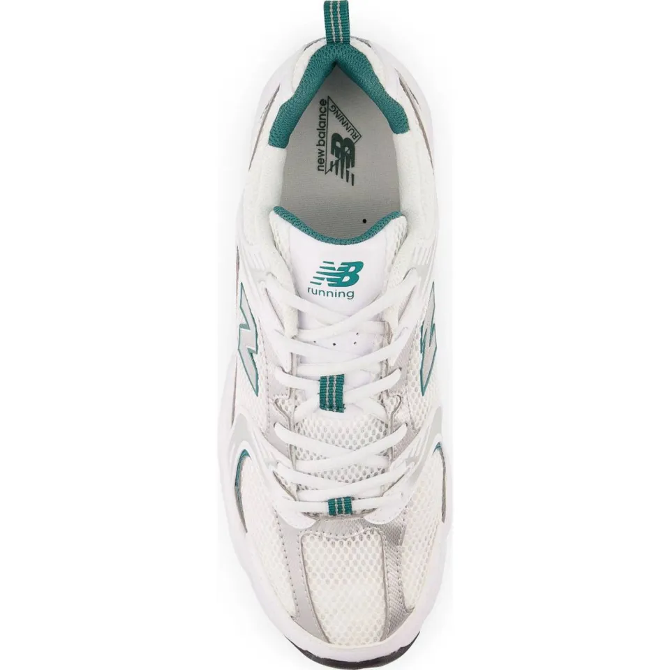 New Balance 530 sneakers - wit/groen/zilver, foto 3