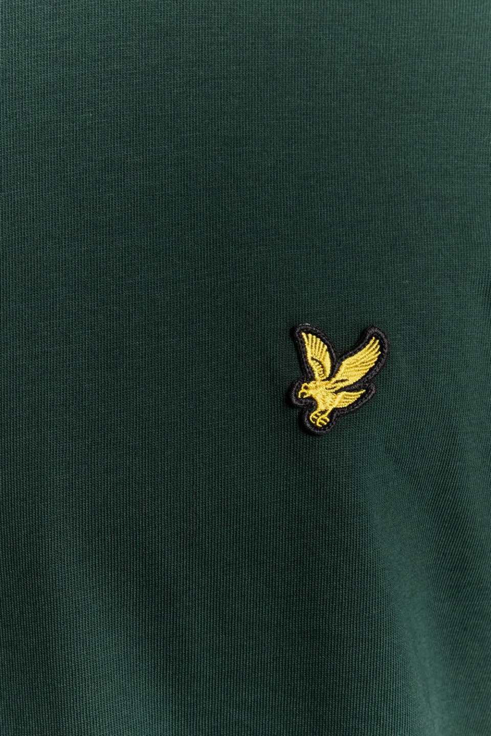 Lyle & Scott regular fit T-shirt - donkergroen, foto 5