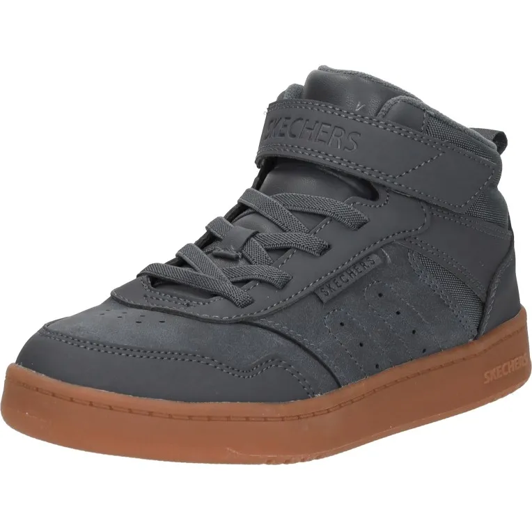 Skechers Quick Street hoge sneaker donkergrijs grijs, foto 4