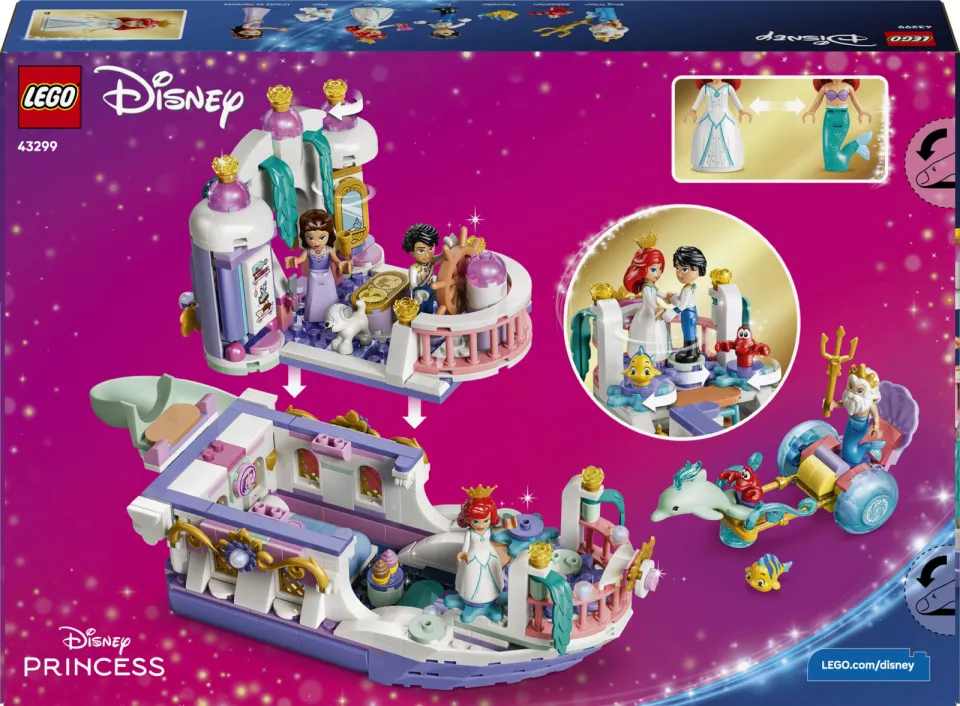Lego Disney Princess Ariëls koninklijke trouwboot 43299, foto 3