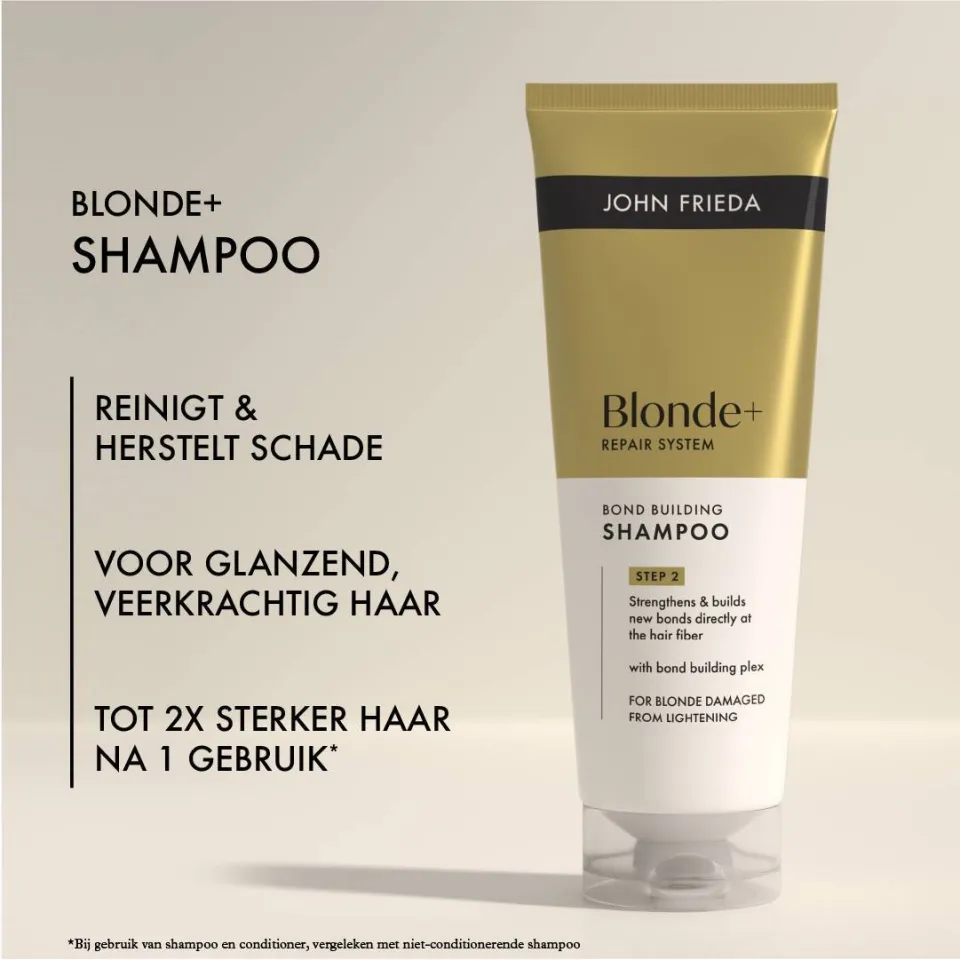 John Frieda Blonde+ Repair bond building shampoo, foto 2